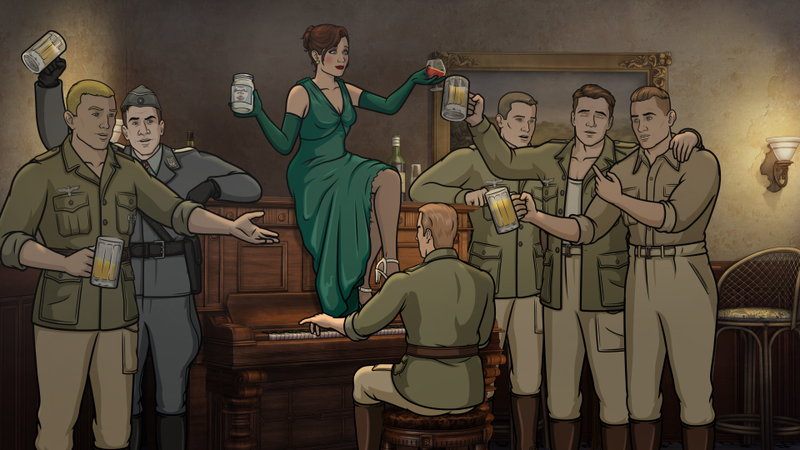 Illustration for article titled Archer keeps an eye out for an old rival